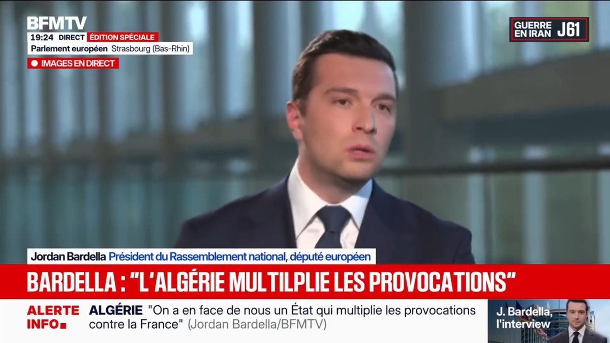 Nous exigerons la fin des provocations algériennes, et nous avons des armes diplomatiques pour cela : nous suspendrons les visas pour les ressortissants algériens, les transferts de fonds privés et l'aide au développement.