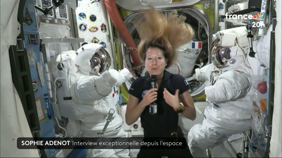 "On voit aussi bien la mer que les lacs asséchés (..) les forêts dans leurs meilleurs comme leurs pires états." Depuis l'ISS Sophie Adenot, astronaute de l’ESA, commente son observation des dégâts humains sur notre planète. De quoi "se sentir encore plus connecté à elle”. #JT20h