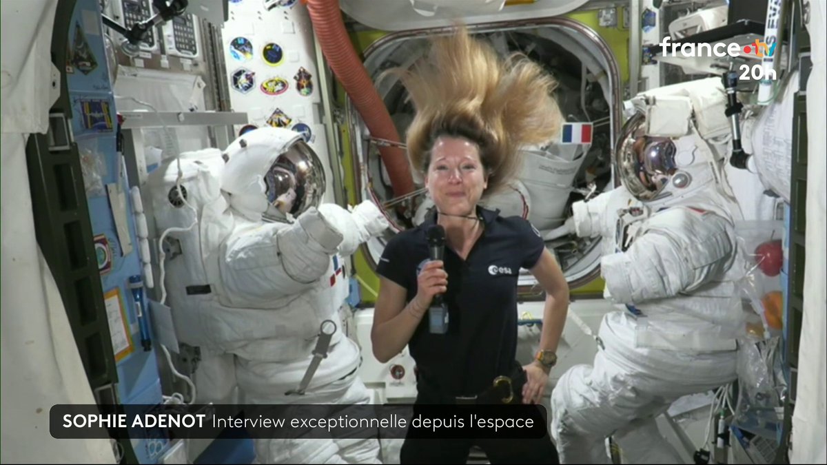 🔴🗣️"Je suis très fière des Français. (…) Je sais que les choses ne sont pas toujours faciles sur Terre… Je pense fort à vous. Profitez de la beauté de la vie sur Terre." Émue aux larmes, l’astronaute Sophie Adenot adresse un message aux Français #JT20h