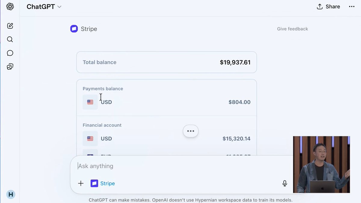Use Stripe Treasury from any AI app. Get started: