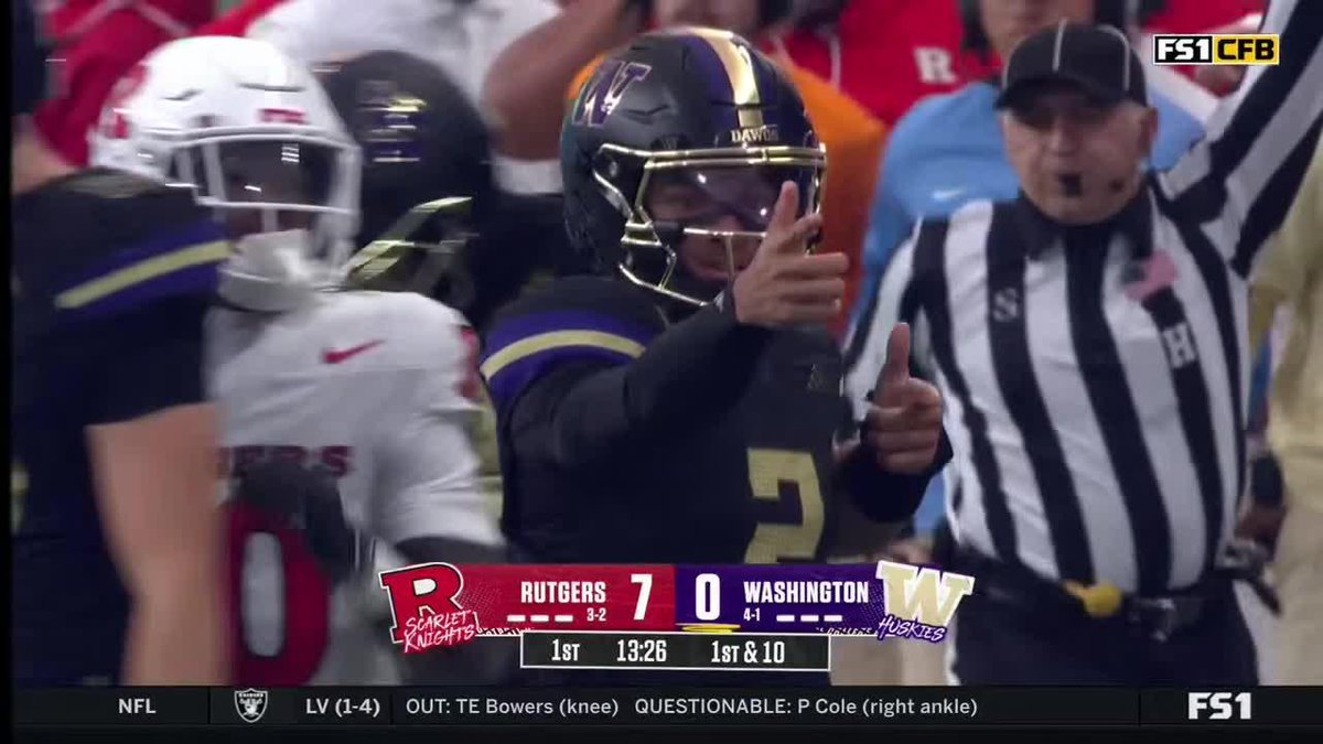 Dual threat mode 💥 A reminder of what Demond Williams Jr. is capable of ahead of the Washington Football spring game 😤