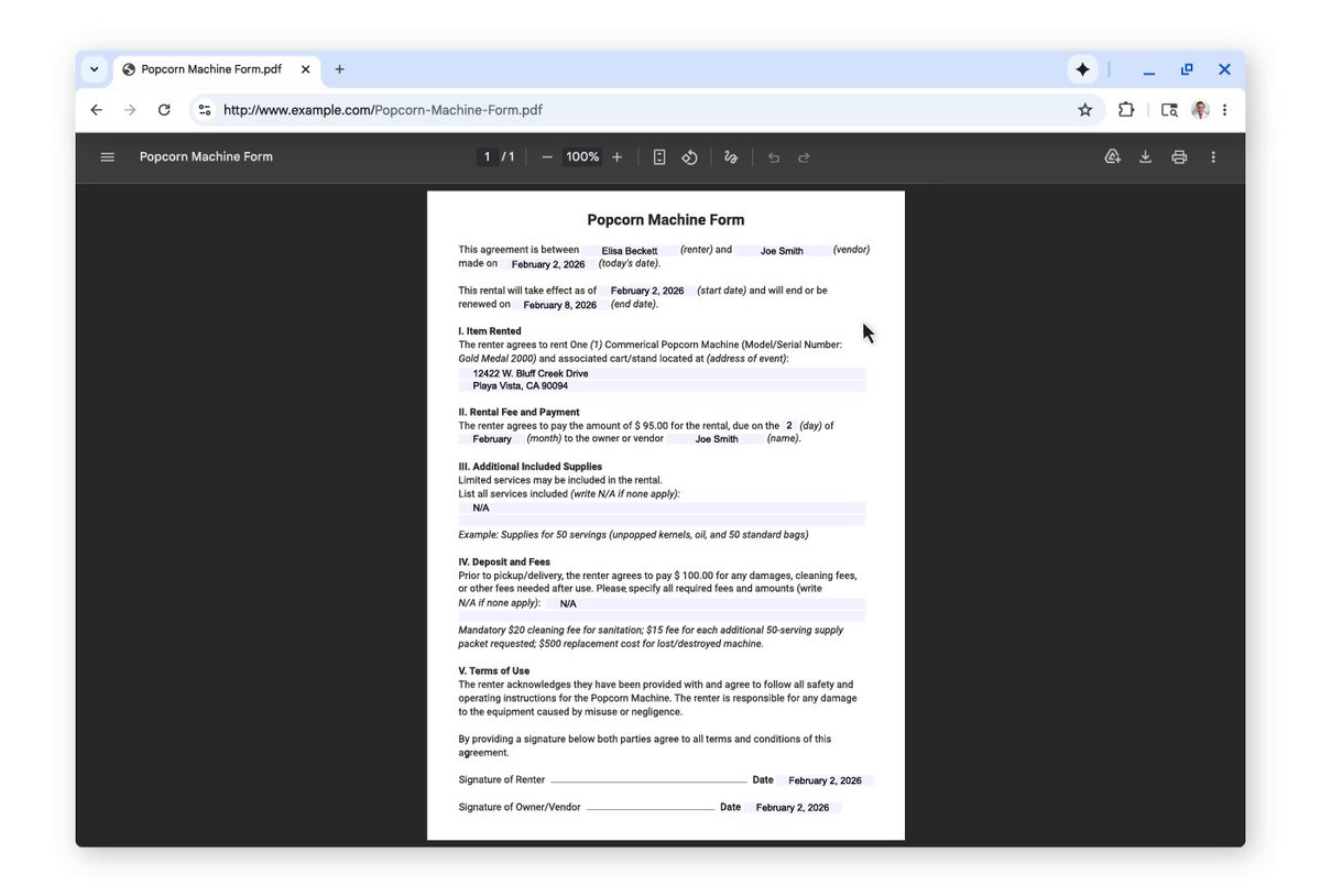 Abrir apps solo para firmar o resaltar un PDF es una pérdida de tiempo. 🙄 Chrome lo hace sencillo: ahora puedes hacer anotaciones, escribir y firmar tus PDF directamente en el navegador. Sin descargar nada extra, sin salir de tu pestaña. ✅ Tú pones la firma o las notas. Chrome te ahorra clics. ✍️✨