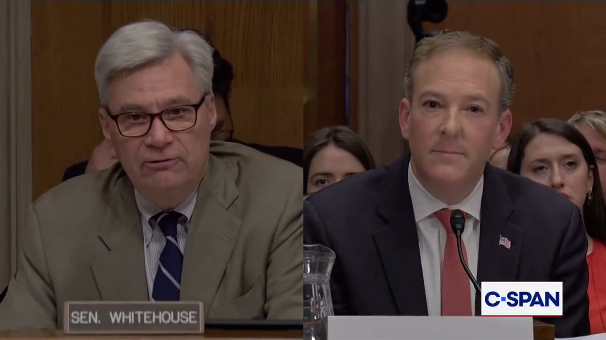 .Sheldon Whitehouse: "You can talk across me all you like, you are raising costs." EPA Admin. Lee Zeldin: "Raising costs?" Whitehouse: "You're raising cost on purpose because the money that you get when you raise costs from consumers goes to Trump's big fossil fuel donors."