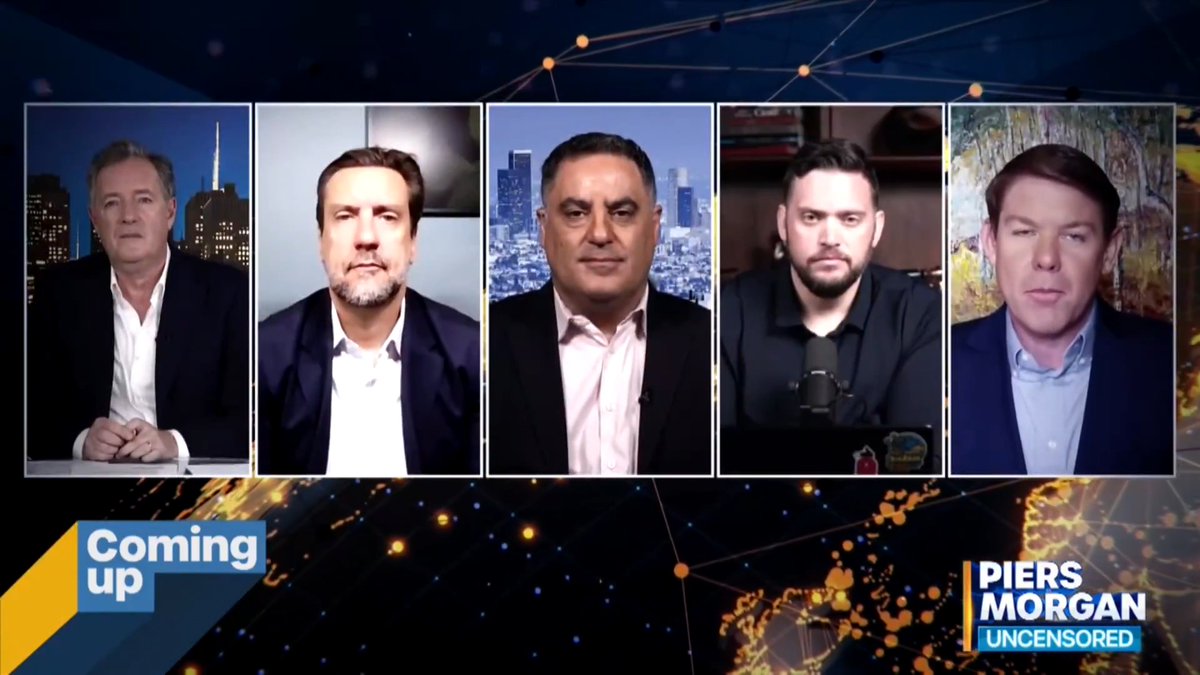 "Nobody thinks Jimmy Kimmel was being violent... this is BULLSHIT!" Piers Morgan’s latest debate has dropped on the Trump shooting and free speech👇 📺 Piers Morgan | Glenn Beck | Clay Travis | Cenk Uygur | Mike Nellis | Ben Ferguson | Tara Palmeri