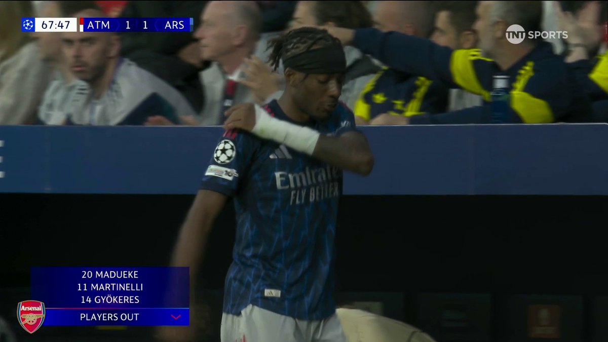 ¡Lookman se perdió el gol del triunfo ante Raya! Atlético de Madrid 1-1 Arsenal