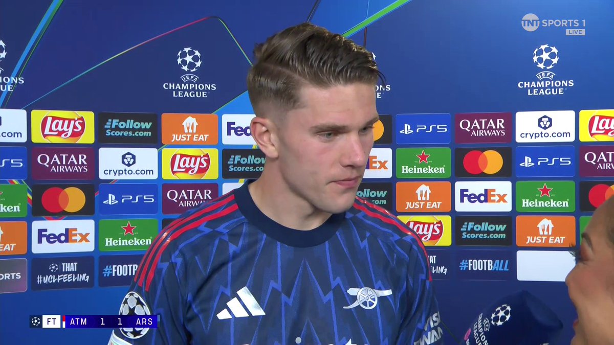 Viktor Gyökeres on Arsenal’s overturned penalty: “I don’t know why they turned it down. It looked like contact, but it’s their decision.” 😤 🎥 Football on TNT Sports