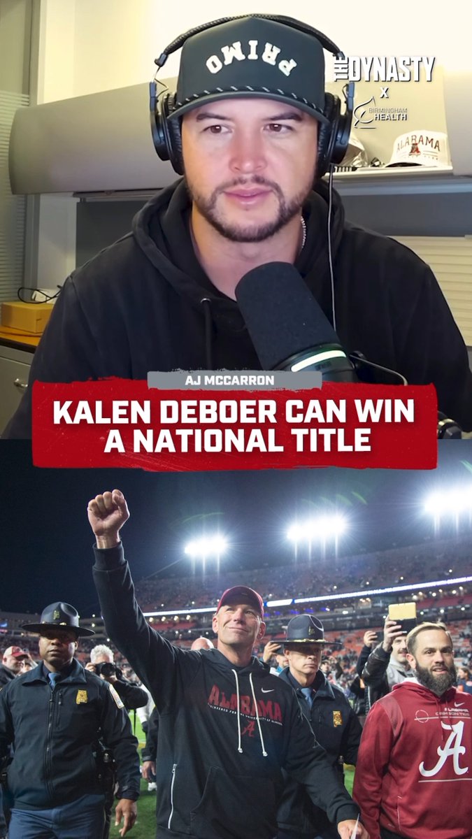 Kalen DeBoer's new deal pays him like a national-championship winning coach. AJ McCarron says DeBoer has what it takes to become one. Presented by Birmingham Health.