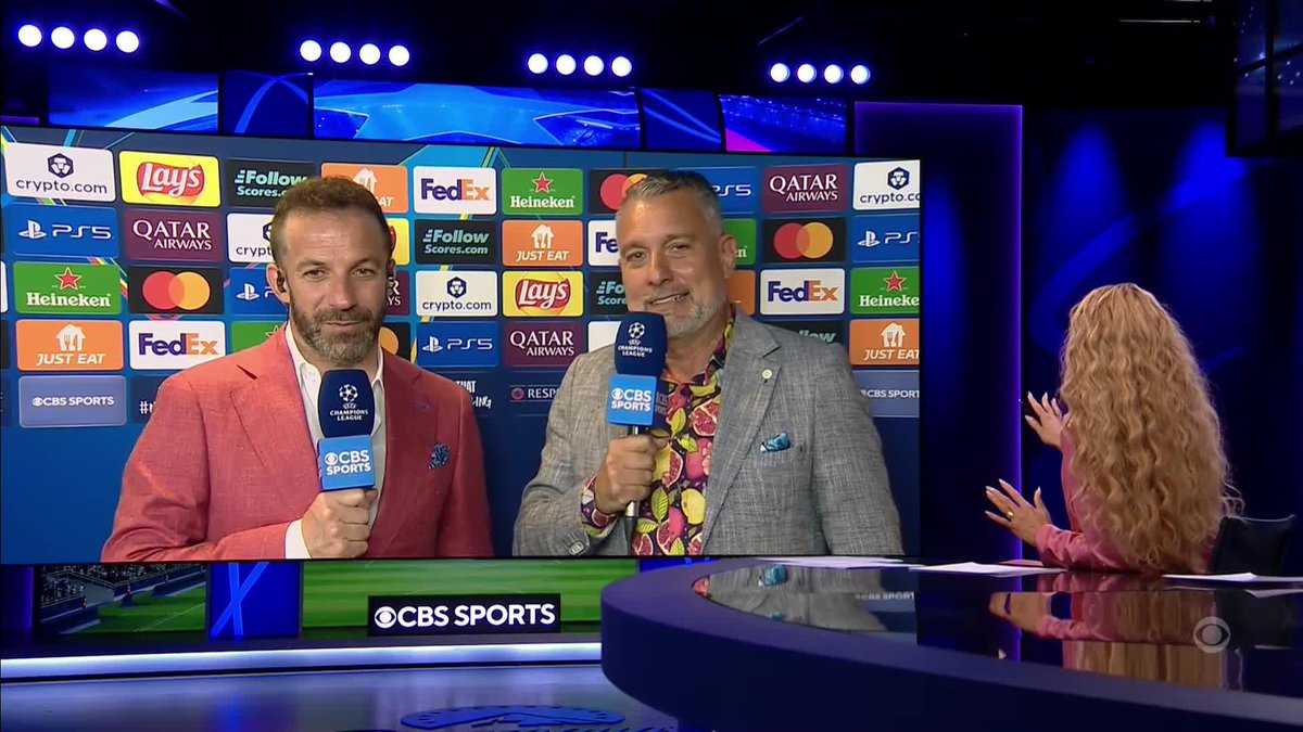 "Birthday suit?" 😅 Planning next week’s outfits with Alessandro Del Piero and Guillem Balague 😂