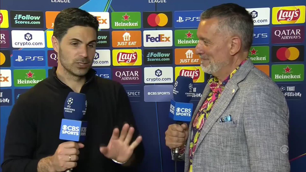 🗣️ Mikel Arteta on Ben White’s handball: “In the Premier League it is not & in the Champions League it is a penalty. They made it very clear from day one, I think they were consistent, yesterday with Bayern Munich. I understand today it was a penalty.” ✅