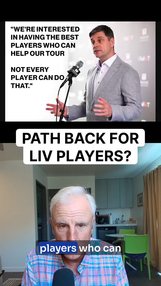 Brian Rolapp said in the The Wall Street Journal not every LIV player is coming back to the PGA Tour.