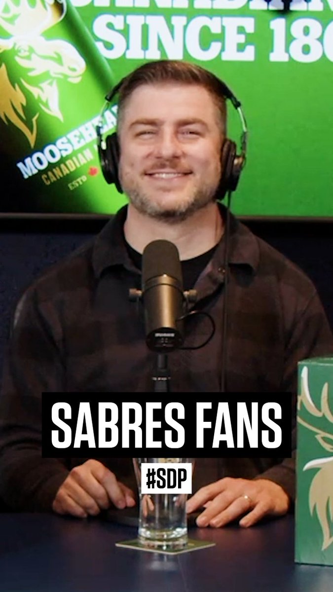 Today's 100% Clutch Canadians...? Buffalo Sabres fans! 🇨🇦😅 Presented by Moosehead