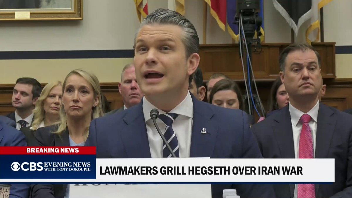 Defense Secretary Pete Hegseth faced questions from lawmakers for the first time since the Trump administration launched the war in Iran. The cost of the conflict is about $25 billion so far, the Pentagon says. @Chueyburns reports.