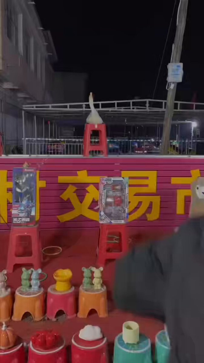 太神奇了！这位中国大叔摆摊套圈，完全没有对赚钱的渴望，全是对自家鹅的骄傲~~