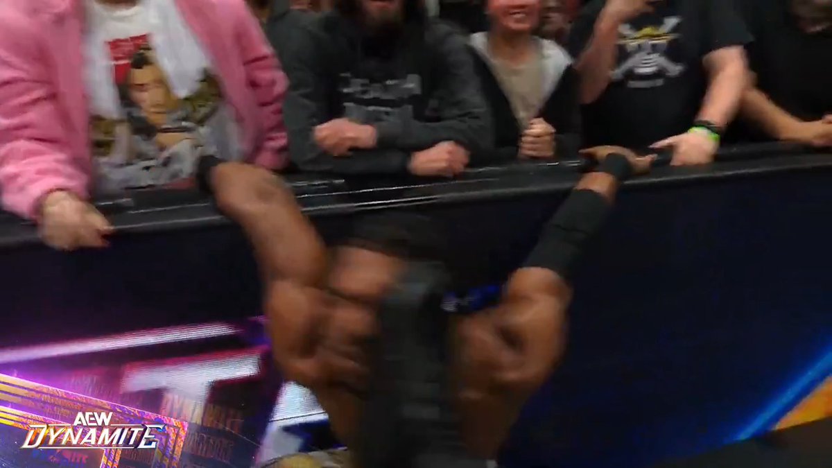 "He's a nobody!" Maxwell Jacob Friedman™️ grabbed one of our ringside cameras to get a close-up look at Kevin Knight ケビン・ナイト! Watch #AEWDynamite LIVE on TBS + HBO Max