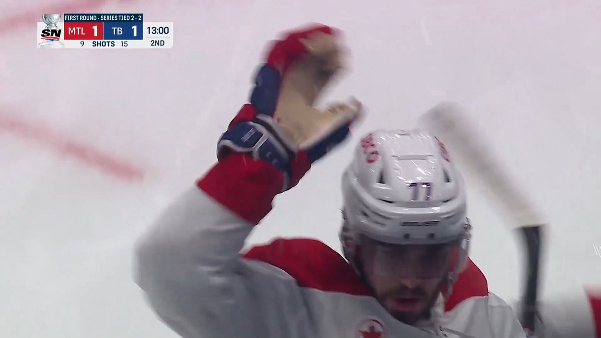 ANSWERED RIGHT BACK!! #StanleyCup Kirby Dach gives the x - Canadiens Montréal back the lead! 📺: ESPN 2, Sportsnet, &amp; TVA Sports
