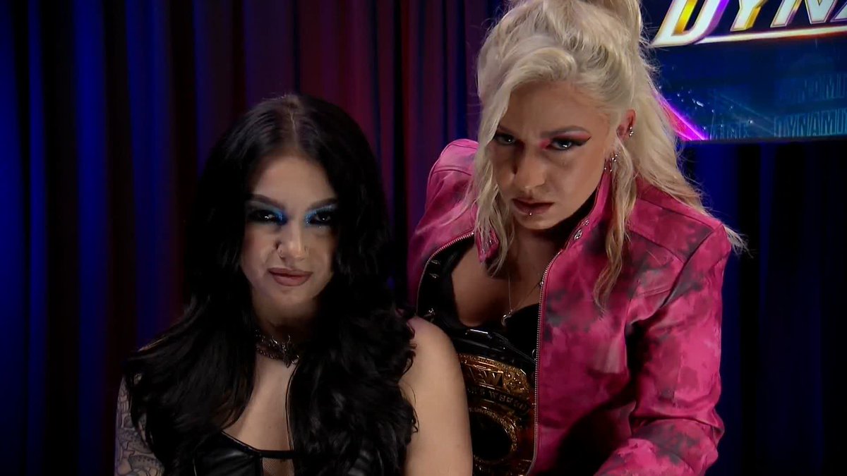 “I am EVERYTHING! And you are NOTHING!” #AEW Women’s World Champion Thekla テクラ and Skye Blue aren’t threatened by the Brawling Birds! Watch #AEWDynamite LIVE on TBS &amp; HBO Max