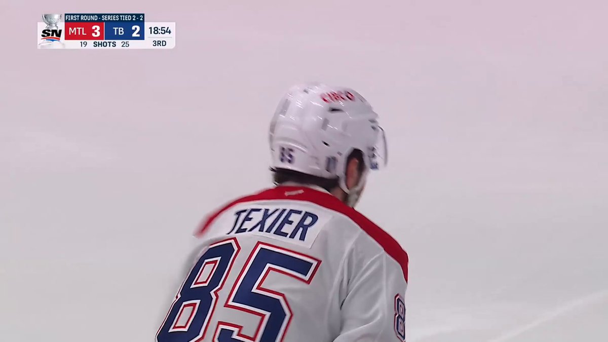 That's Alexandre Texier's music! 🎵#StanleyCup 🇺🇸: ESPN 2 🇨🇦: Sportsnet &amp; TVA Sports