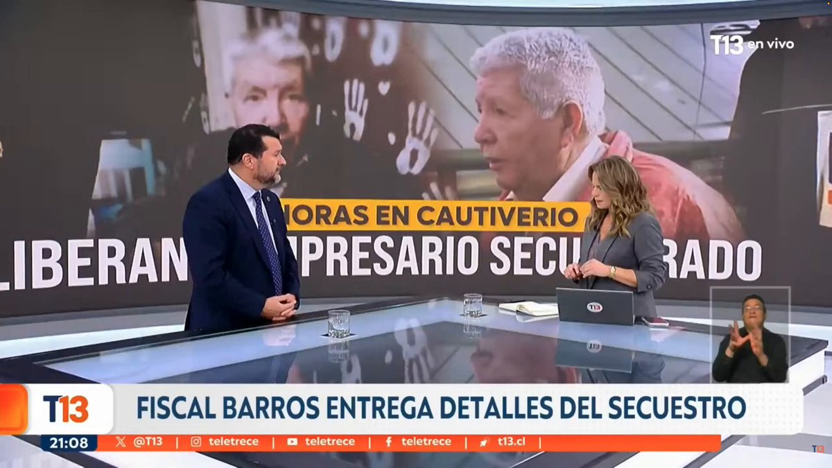 🔴 CONFIRMADO | Legado de Boric: “Los secuestros crecieron exponencialmente desde el año 2023” Confirmó el fiscal Barros.
