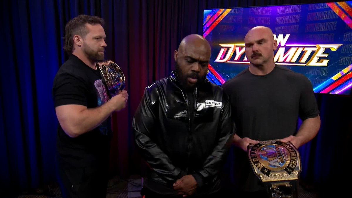 Orange Cassidy vs Dax Harwood DOUBLE JEOPARDY MATCH next week! • If OC wins, any two members of Conglomeration can challenge for AEW World Tag Team Championships • If Dax wins, FTR &amp; Tommaso Ciampa will challenge for the AEW Trios Championships
