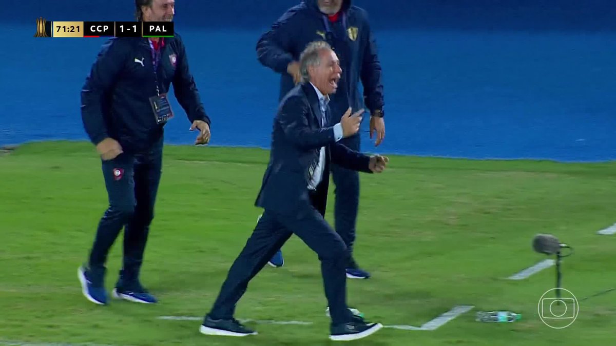 O gol contra de Carlos Miguel. Cerro Porteño 1x1 Palmeiras. 🎥 TV Globo 📺 | ge