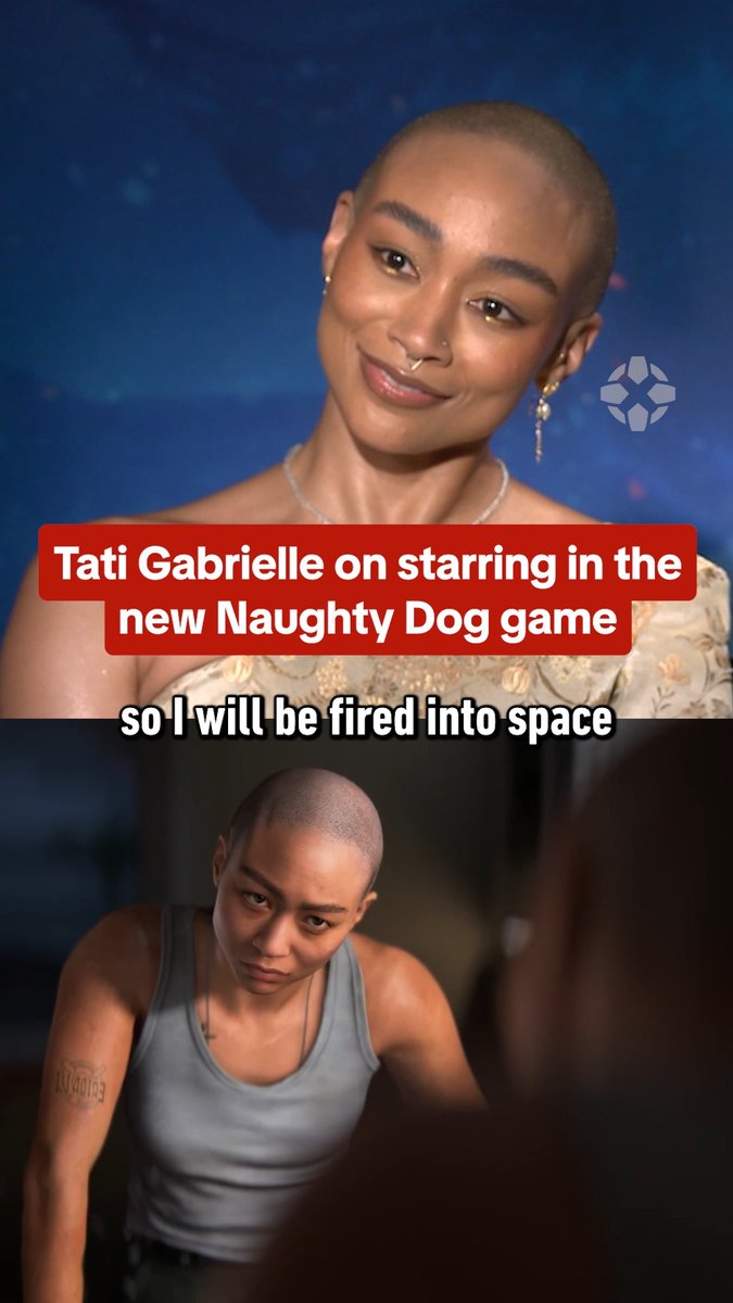 Mortal Kombat 2 star Tati Gabrielle is excited to star in Naughty Dog's next big game, Intergalactic: The Heretic Prophet