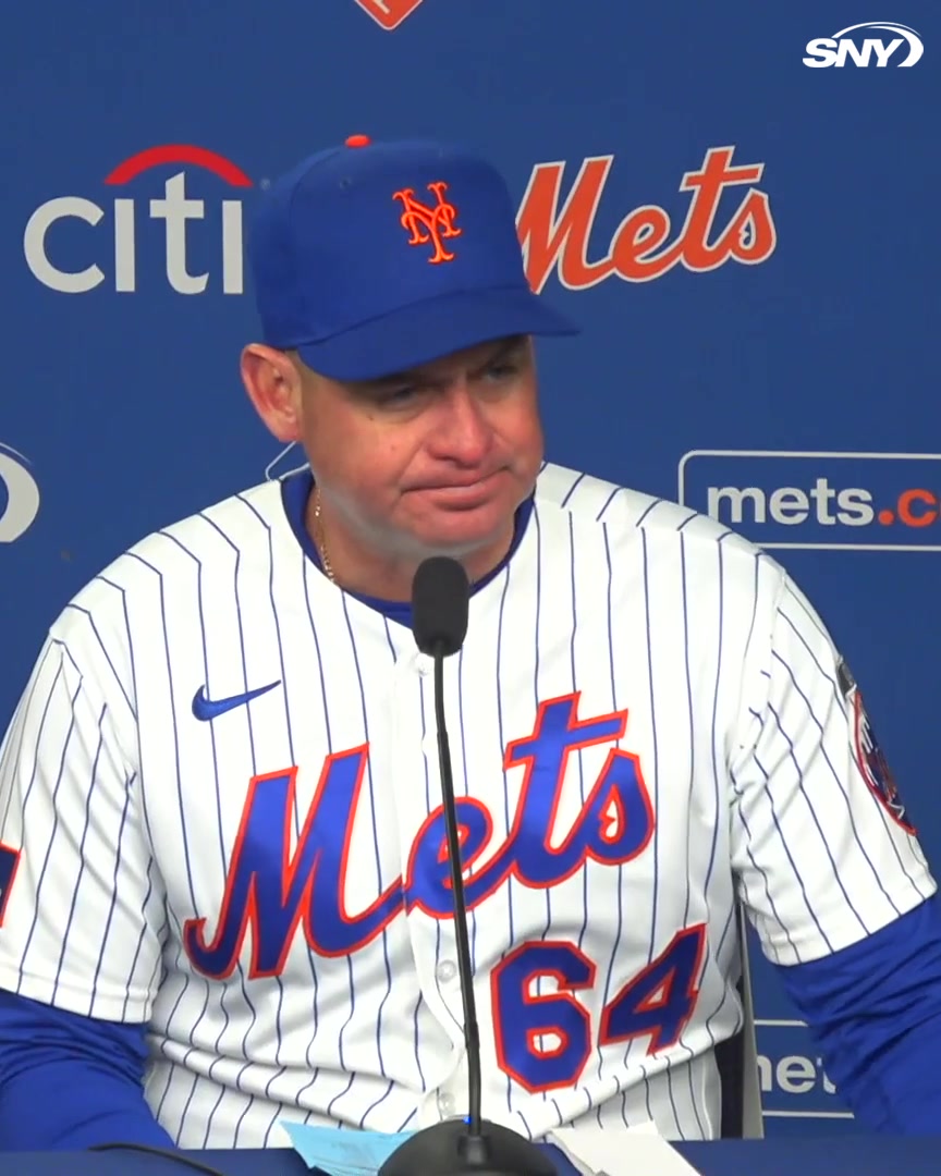Carlos Mendoza says David Peterson's inability to throw strikes consistently has contributed to his struggles "He's just gotta be able to compete in the strike zone"