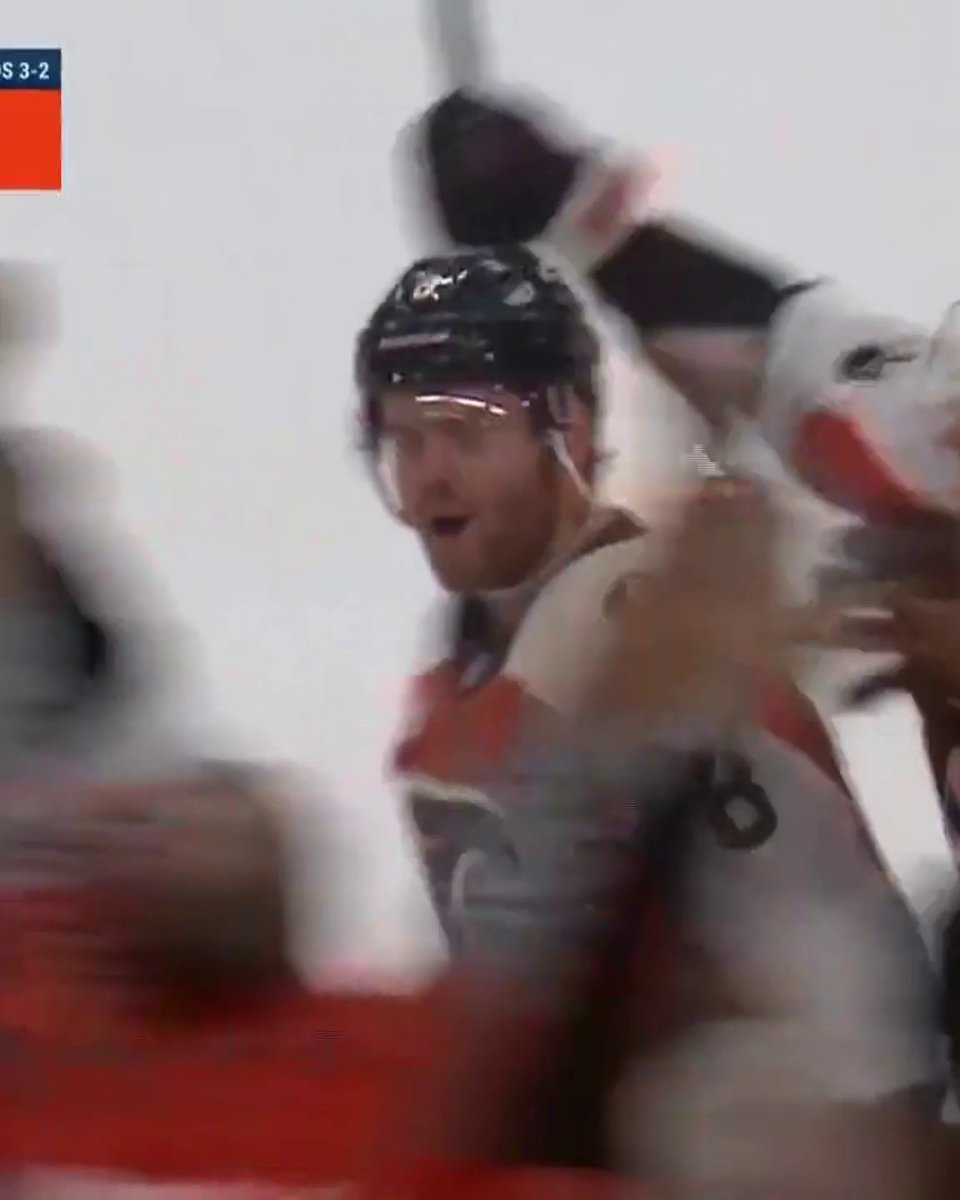 The Flyers scored the first goal of the game 17:30 into OT 💥 This was the latest a first goal has been scored in a Stanley Cup playoff game in 22 years.