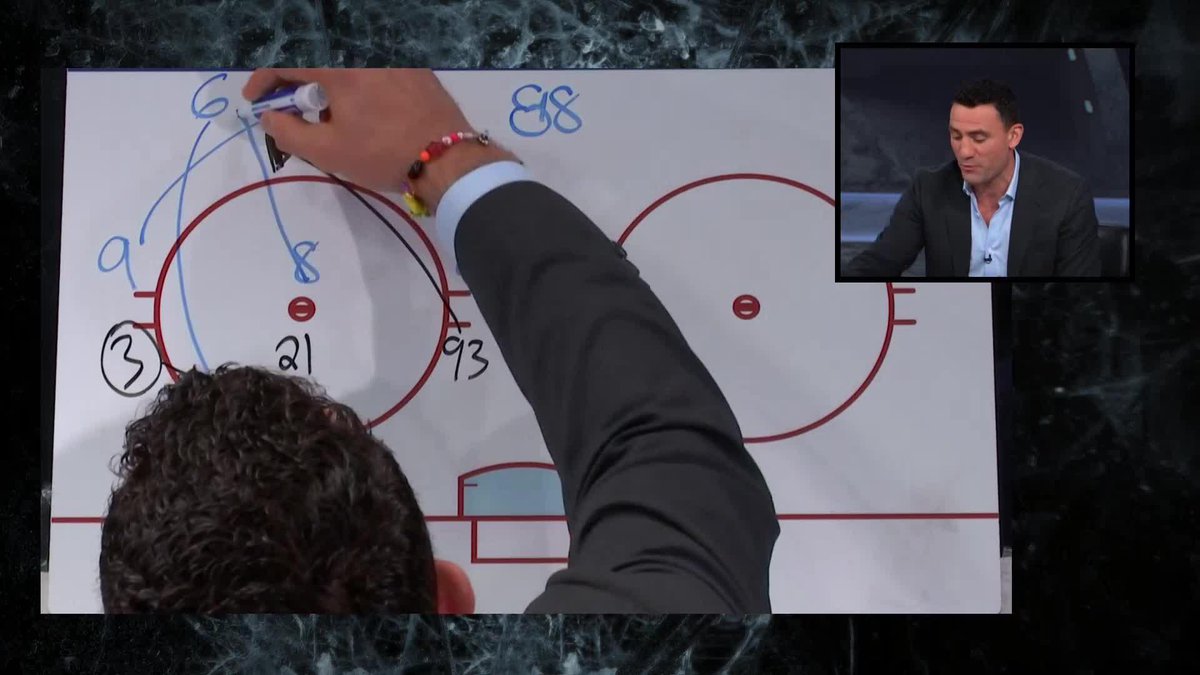 Coach Paul Bissonnette is back on the white board breaking down the Mammoth's first period Game 5 goal 👀