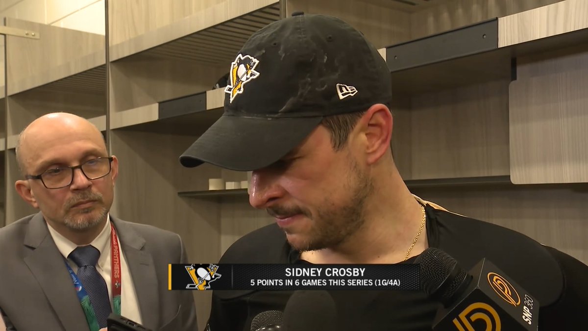 "We have time to look back on the season, there's a lot of things to like... we had an opportunity to get ourselves back in the series, it just didn't work." Sidney Crosby following elimination ⬇️