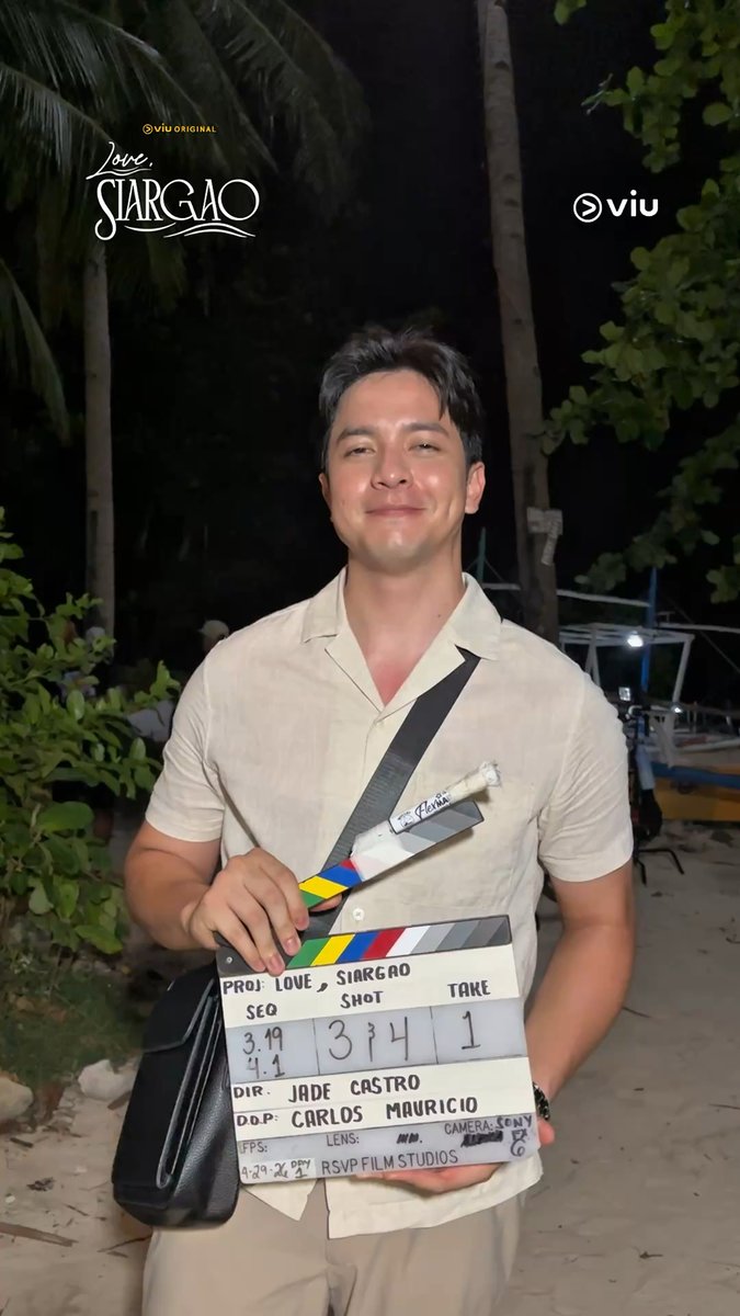 BRB, living the island life. 🏝️ Love, Siargao is now officially in production. Catch it soon only on Viu. 🌊 #AldenRichards #NadineLustre #LoveSiargao #ViuOriginal