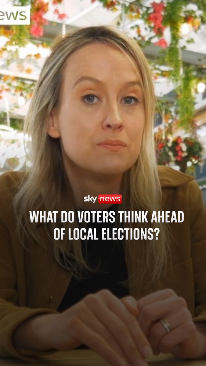 Sky's Sophy Ridge speaks to voters in Tameside, Greater Manchester, where the council has had a Labour majority since 1979, to ask how voters are feeling ahead of the local elections in May ⬇️