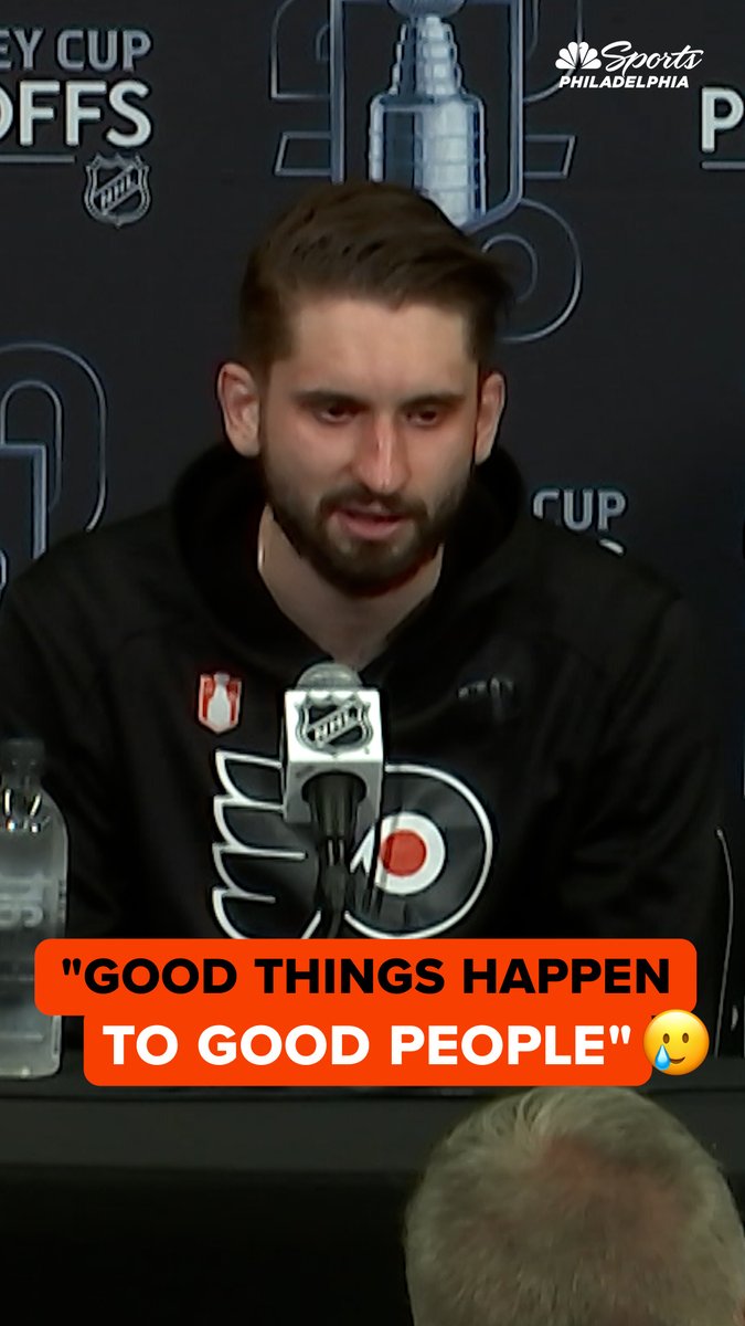 “Good things happen to good people, and we are good people here.” — Dan Vladar after shutting out the Pittsburgh Penguins in Game 6 #IgniteTheOrange