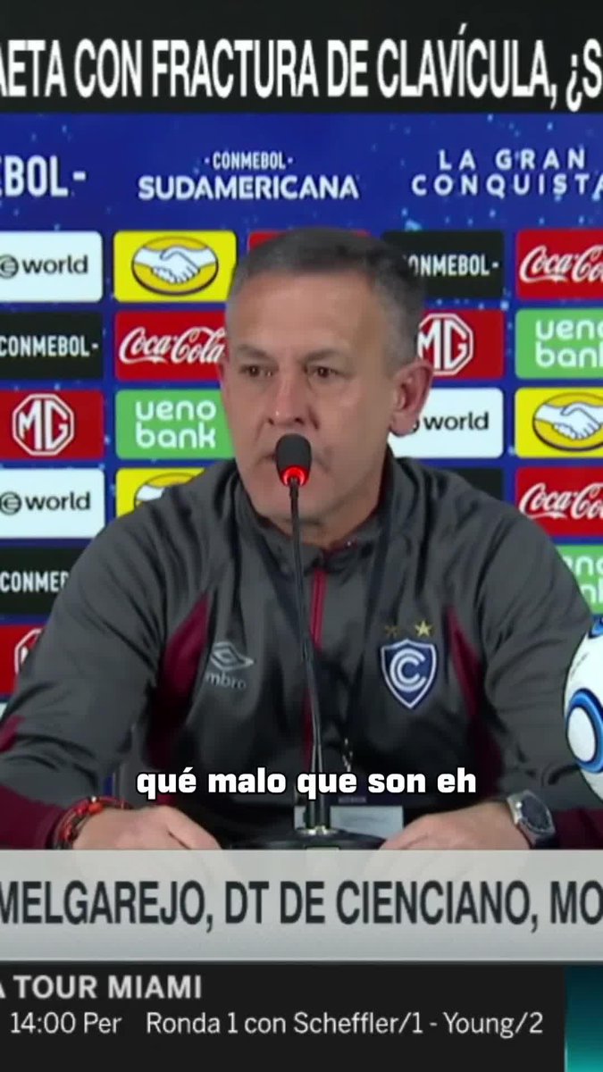 😳 LA CONFERENCIA DE MELGAREJO, DT DE CIENCIANO, TRAS EL 1-0 AL MINEIRO DE DOMÍNGUEZ EN #SUDAMERICANA 🤯 “Se nota que nunca jugaste al fútbol” 😱 “La siguiente pregunta o me paro y me voy” 🤔 “Como nosotros nos vestimos de rojo piensan que somos Liverpool” 🙃 “Qué malos que son"