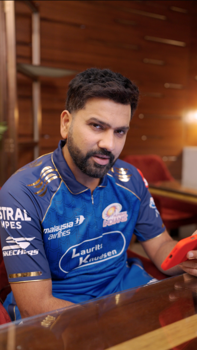 Baad mein? baad mein Rohit chill karta hai 🍿 #ChillLikeAChampion Rohit Sharma