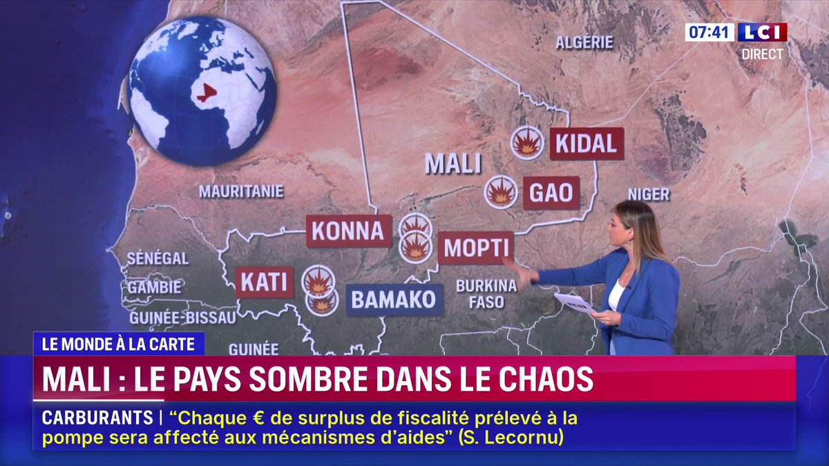 ▶️ Mali : le pays sombre dans le chaos 📺 Le monde à la carte avec Solenn Riou sur LCI