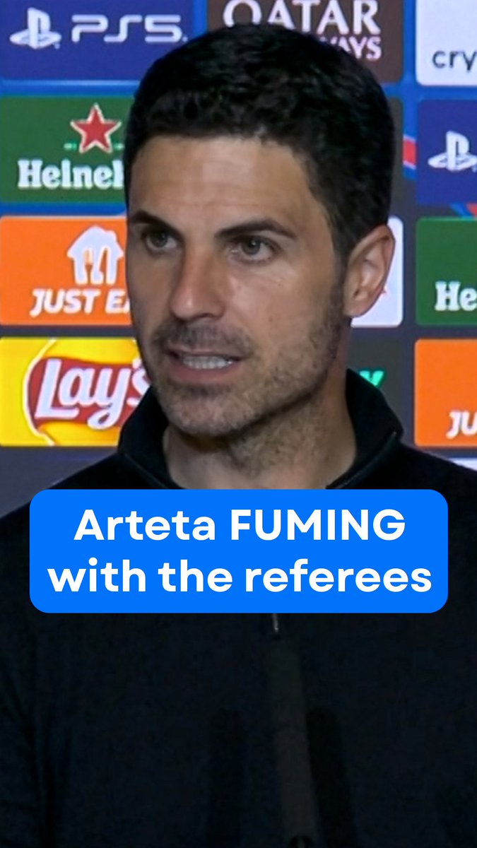 🗣️ Mikel Arteta: “I accept the handball. What I am incredibly fuming with is how the hell the penalty on Eberechi Eze gets overturned in the manner that it happened. At this level, I am sorry but this cannot happen. We work so much.” ❌🤬