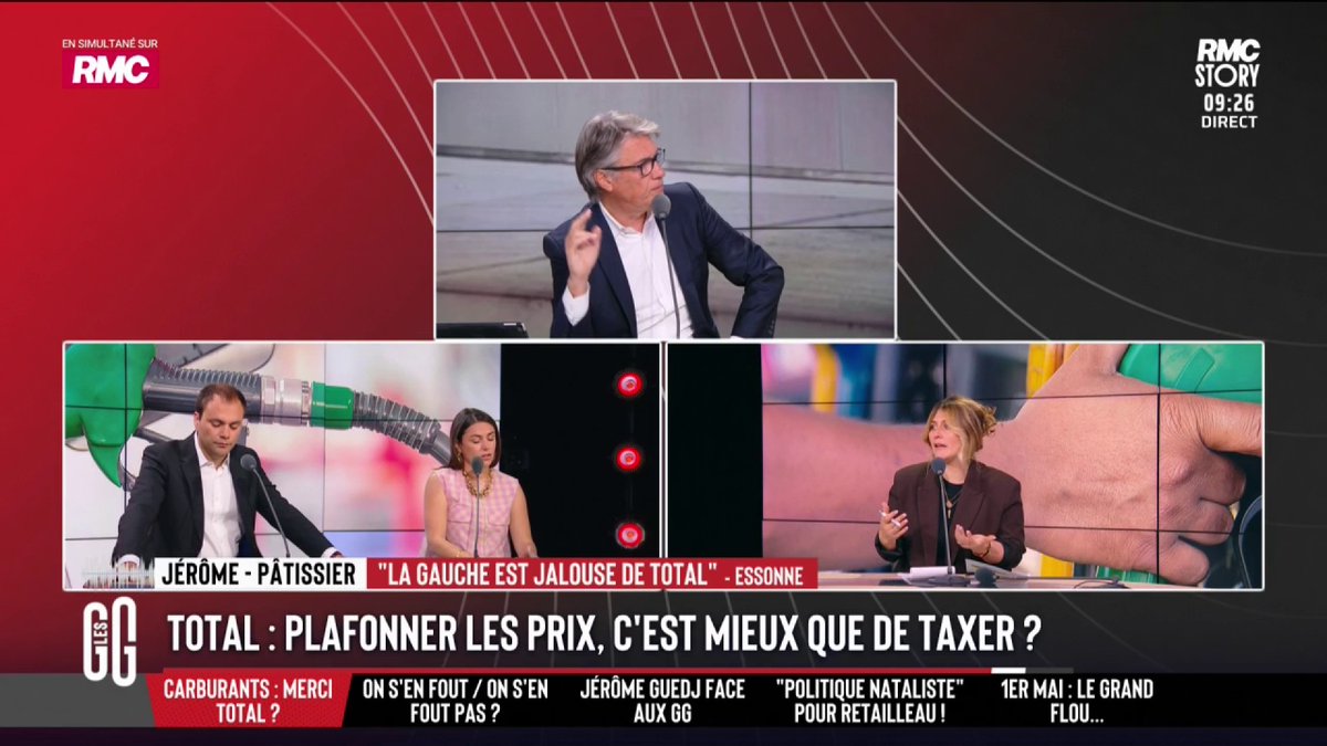 🗣️ Flora Ghebali : "Si tu taxes Total, tu finances la transition écologique." 🗣️ Laura Warton Martinez : "Les gens s'en foutent de financer la transition écologique ! Ce qu'ils veulent, c'est pouvoir aller travailler ! " #GGRMC
