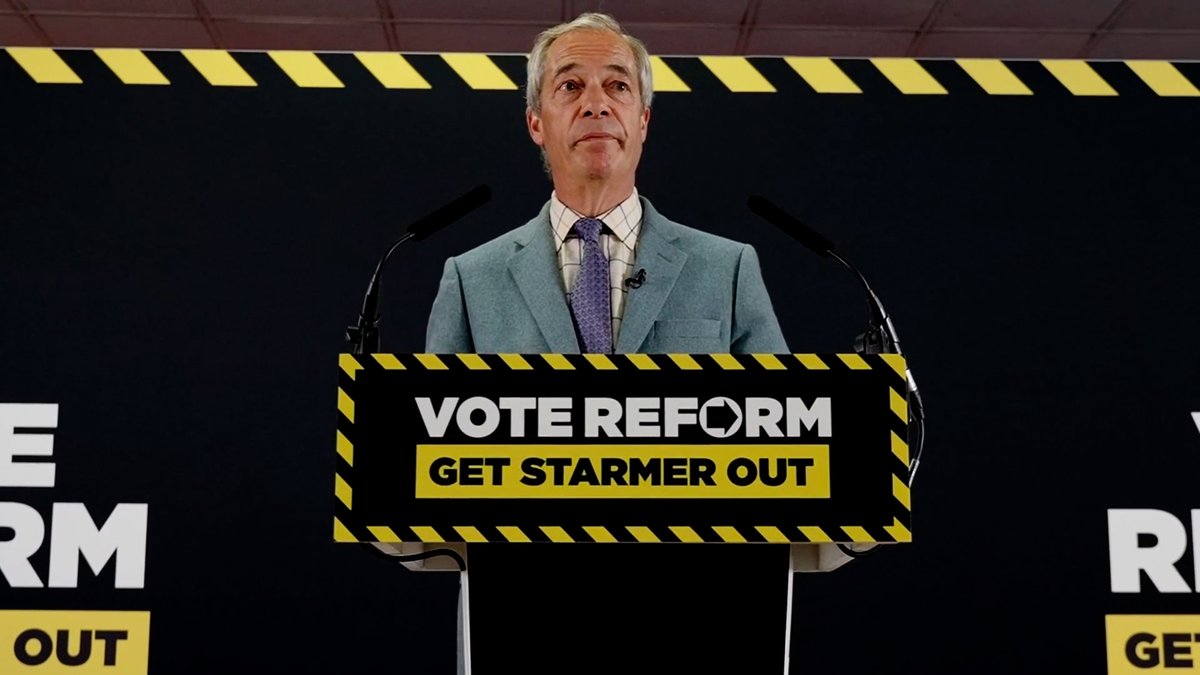In 7 days time we can vote to Get Starmer Out. Watch our final TV broadcast of this election campaign. ๐บ