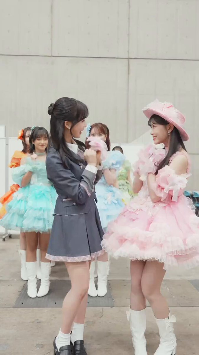 Yuiyui san with senbatsu AKBI 🤍✨️