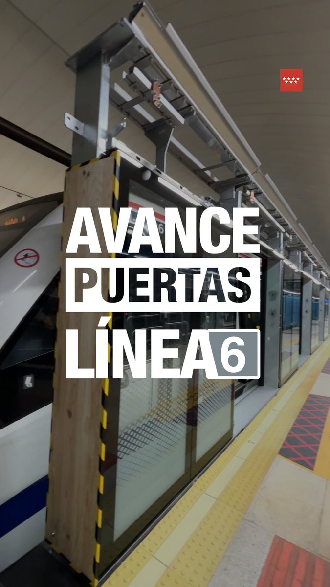 🚇 Ya tenemos más de 300 puertas de andén en cinco estaciones. 🔧 Desde que comenzamos el pasado 27 de enero en Legazpi, todas las noches seguimos trabajando para completar los 70 andenes de la Línea 6 antes de que acabe el año. 🎥 ¡Dentro vídeo! #TrabajamosParaTi #ElMetroDelFuturo
