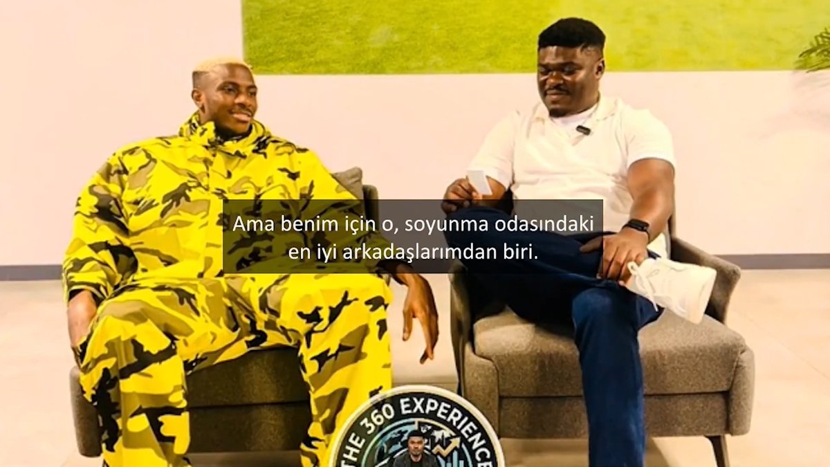 Victor Osimhen: "Gabriel Sara benim düşmanım 😅 O benim çok iyi arkadaşım. Şahane biri. Aramızda bir çeşit kimya oluştu." (Onah Kosi)