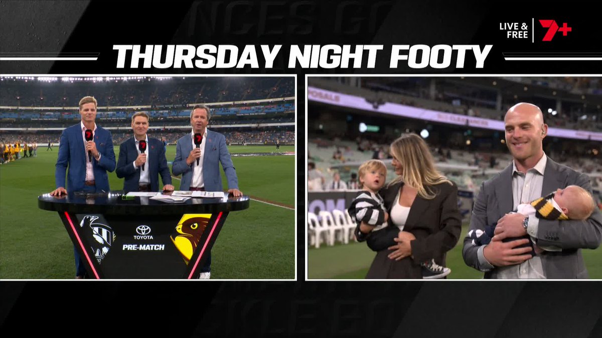 Kane: "Do you miss the feeling (of AFL footy)?" Tom: "I'd much prefer to be playing on the carpet than running on the potholes at local." 😂