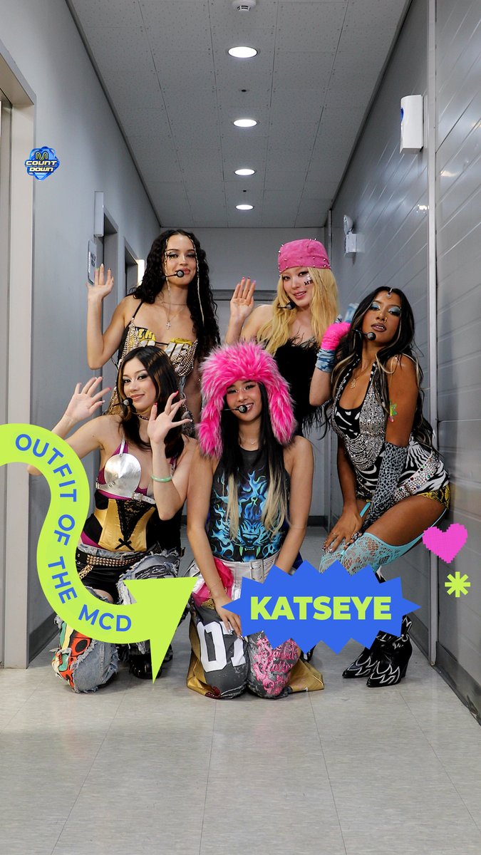KATSEYE absolutely owned their outfits during today’s Mnet Countdown performance, as revealed in Mnet’s latest post.
