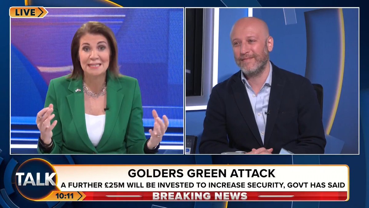 "We have an Islamist anti-Semitism problem! It has been imported to our country, openly and knowingly." Julia Hartley-Brewer says absolutely nothing has been done to tackle the "imported anti-Semitism problem" in Britain. Julia Hartley-Brewer | Jake Wallis Simons