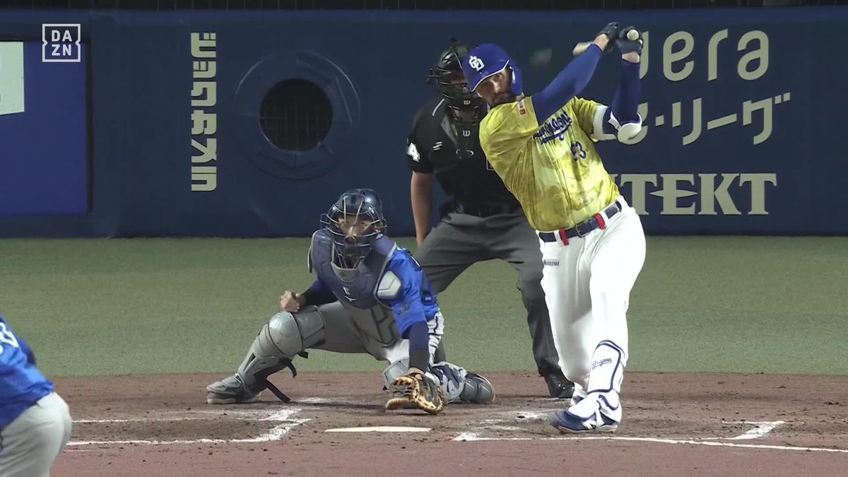 来日初タイムリー マラー ジエンゴの一打 自らのバットで同点に ⚾️中日×DeNA #dragons #だったらDAZN