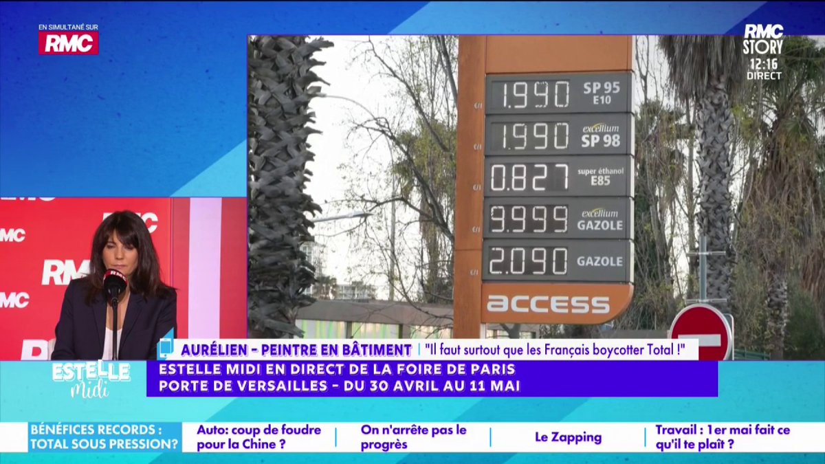 ⛽️ Superprofits : taxer Total ? 📞 Aurélien : "Je suis pour que les Français boycottent Total ! Ils font des superprofits pendant que nous on galère... Ils pourraient faire des gestes supplémentaires ! Les Français travaillent pour payer l'essence, pas pour payer leur loyer..."