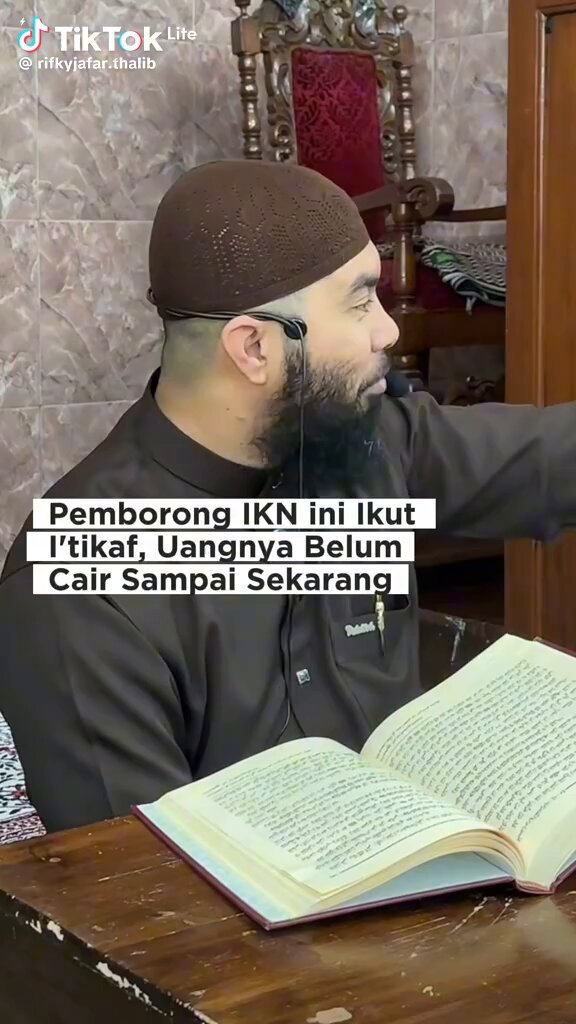 Pemborong IKN ikut itikaf, sudah keluar banyak, belum kembali LG modalnya hingga sekarang...
