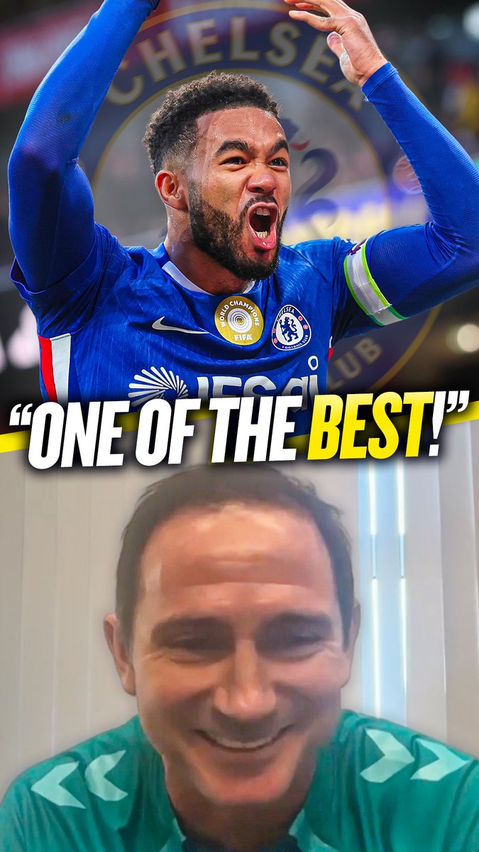 🙌 "What an incredible player!" 🏴󠁧󠁢󠁥󠁮󠁧󠁿 "Reece James is one of the best right-backs in the world!" Frank Lampard is full of praise for Reece James!