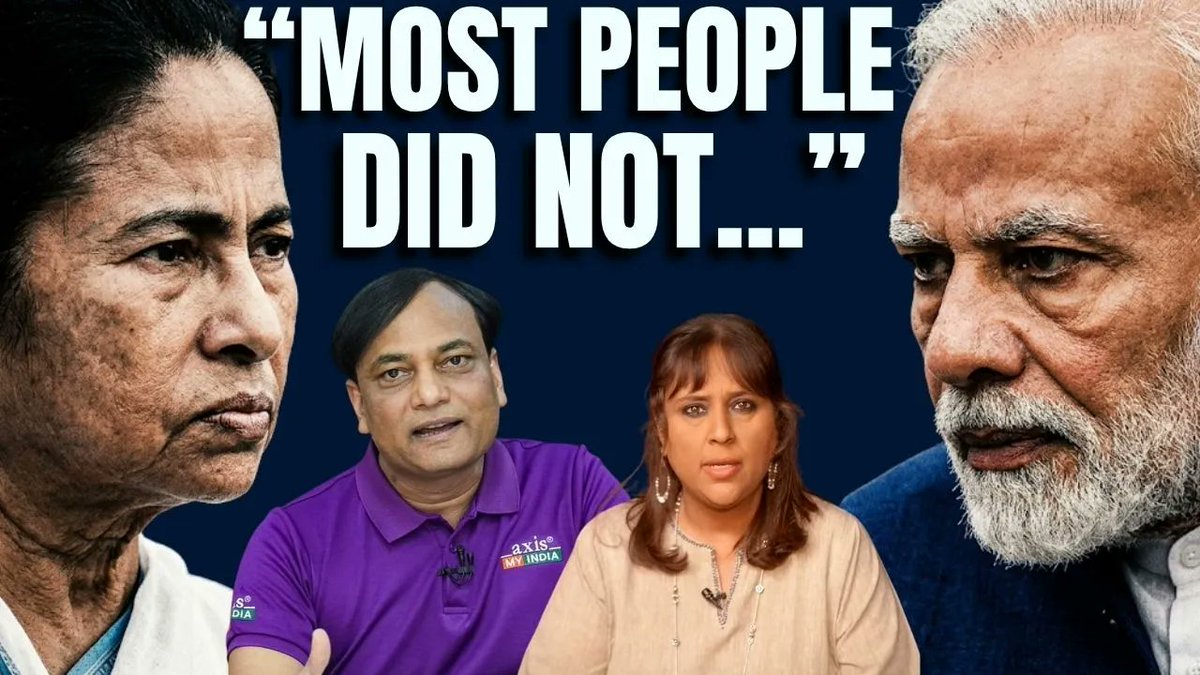 "70% respondents were not willing to speak"- Pradeep Gupta of @AxisMyindia on why he opted out of doing an Exit Poll on West Bengal. What does that say about other pollsters &amp; polls on Bengal ? Watch to find out ! In full
