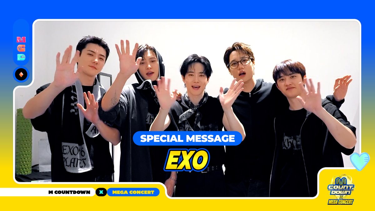 Sehat-sehat ya EXO, jadwal kalian full sekali tiap minggu di bulan mei 🥹🌞 2-3 may: Nagoya 9-10 may: taipei 16-17 may: bangkok 22-23 may: macau 30 may: mccountdown event